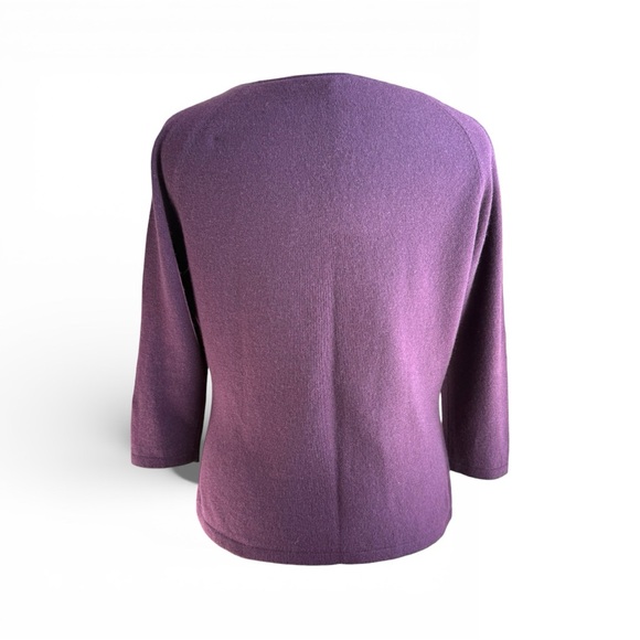 Ann Taylor Violet Crew Neck Sweater with Bow - Picture 5 of 6